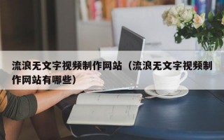 流浪无文字视频制作网站（流浪无文字视频制作网站有哪些）