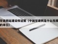甘肃网站建设和运营（中国甘肃网是什么性质的单位）